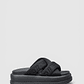 Chinelo de Plaforma Palma Cross Preto - Buffalo  - Thumbnail 1