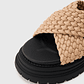 Chinelo Lennox Cross Bege - Buffalo - Thumbnail 5