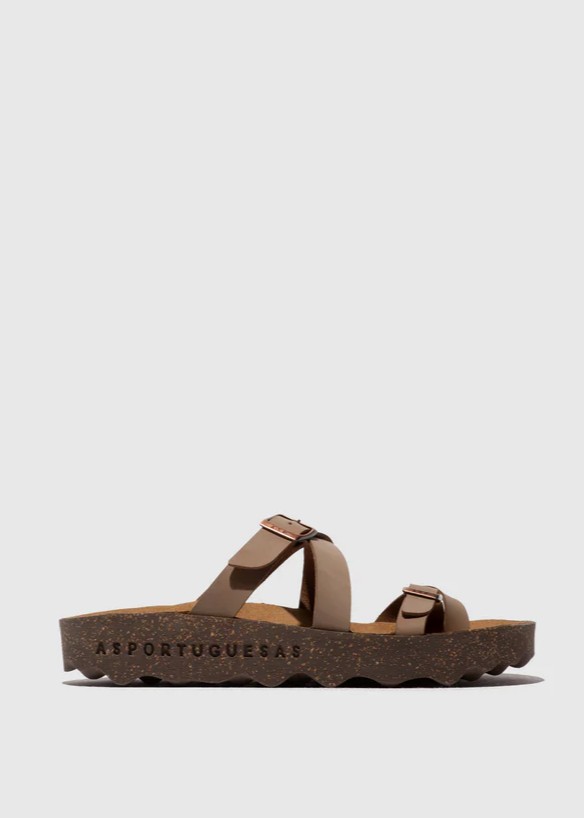 Chinelo CAPRI Taupe - AsPortuguesas  1