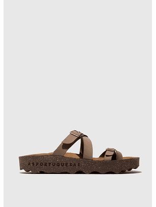 Chinelo CAPRI Taupe - AsPortuguesas 