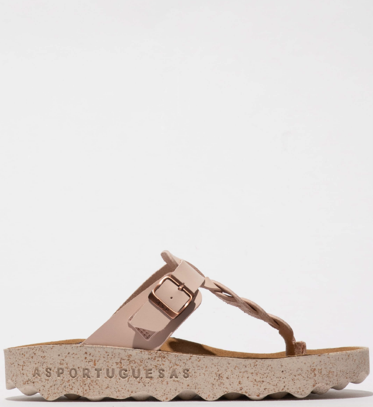 Chinelo Entraçado CARDI Rosa - AsPortuguesas 1