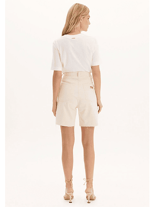 Calções Compridos Bege - Lança Perfume