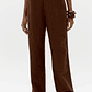 Calças Largas Linho Castanho - Lança Perfume  - Miniatura 1
