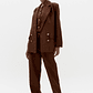 Blazer em Linho Castanho - Lança Perfume - Thumbnail 2
