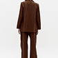 Blazer em Linho Castanho - Lança Perfume - Thumbnail 6