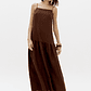 Vestido Comprido de Alças Castanho - Lança Perfume  - thumbnail 8