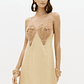 Vestido de Alças com Crochet Bege - Lança Perfume - thumbnail 4