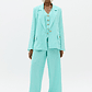 Blazer em Linho Turquesa - Lança Perfume  - Thumbnail 2