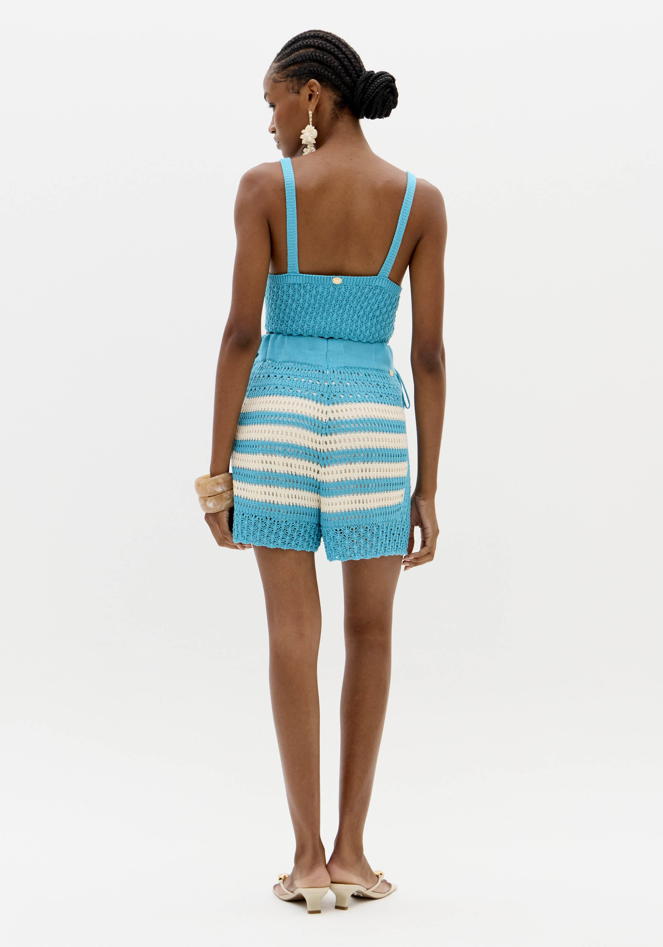 Top em Tricô Turquesa - Lança Perfume 2