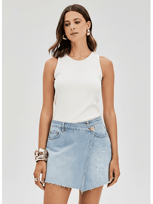 Saia Calção em Ganga - Lança Perfume