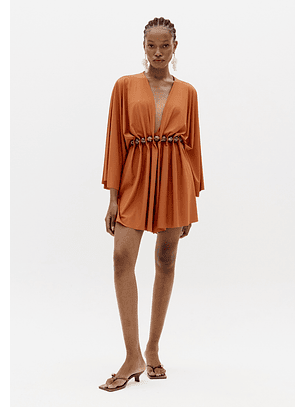 Macaquinho Malha Fria Rusty - Lança Perfume 