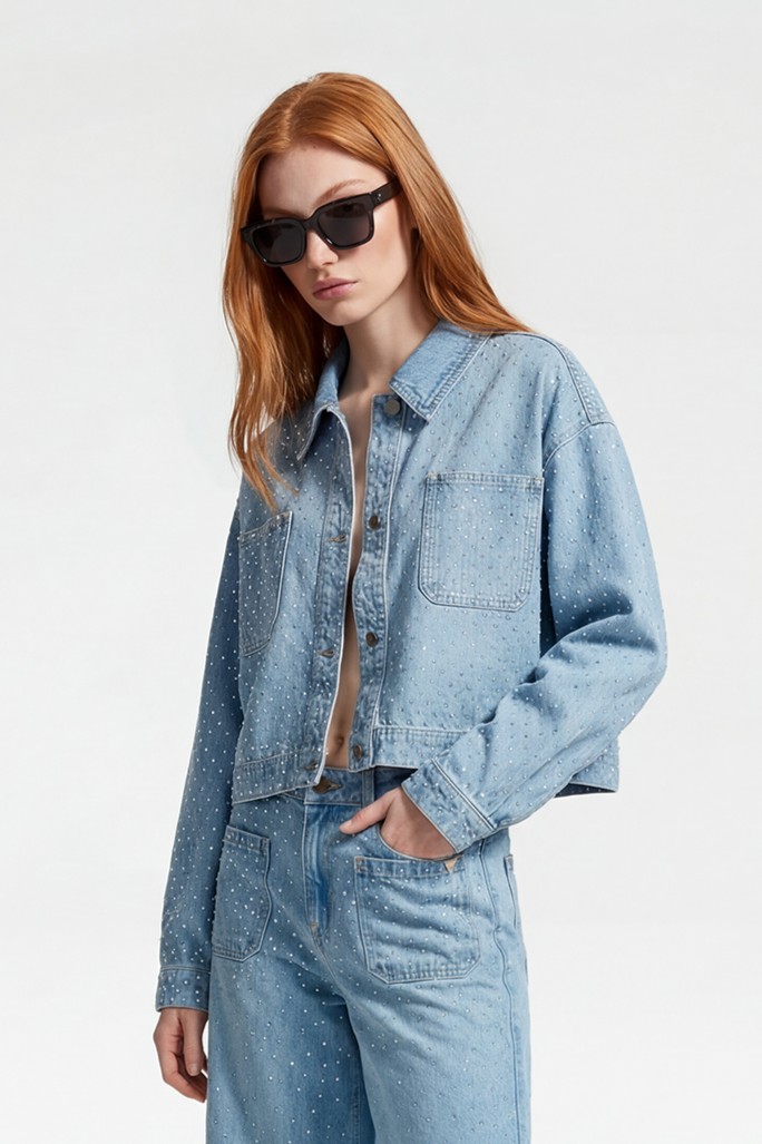 Casaco em Ganga com Brilhos - SAHOCO  1