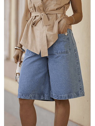 Calções Compridos Ganga Claro - SAHOCO 