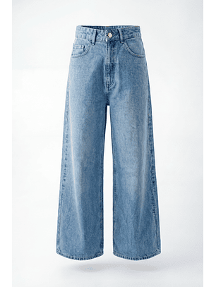 Calças Wide Leg Ganga Claro - SAHOCO