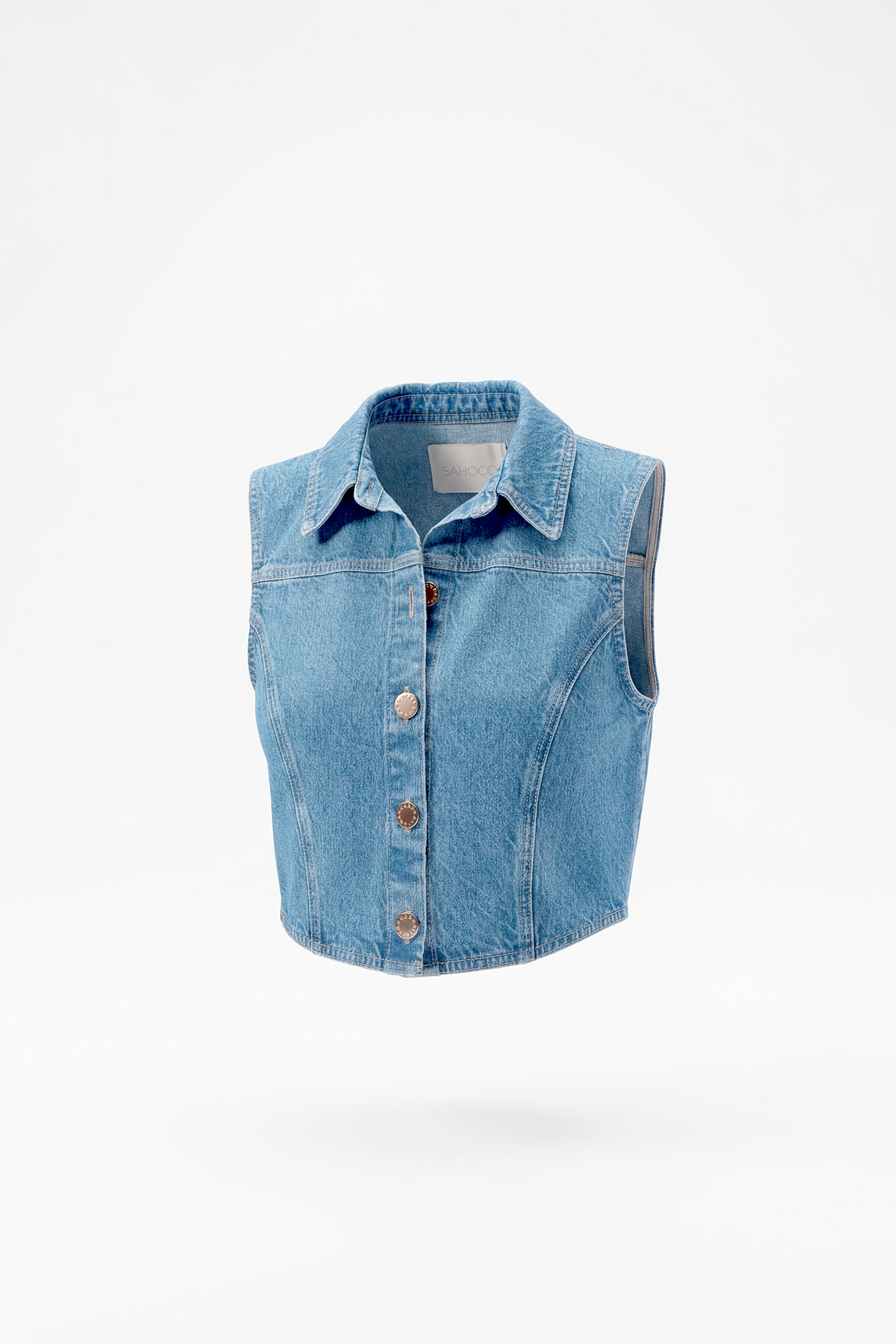 Top Colete em Ganga Claro - SAHOCO 1