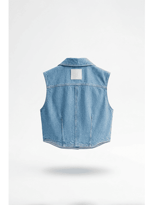 Top Colete em Ganga Claro - SAHOCO