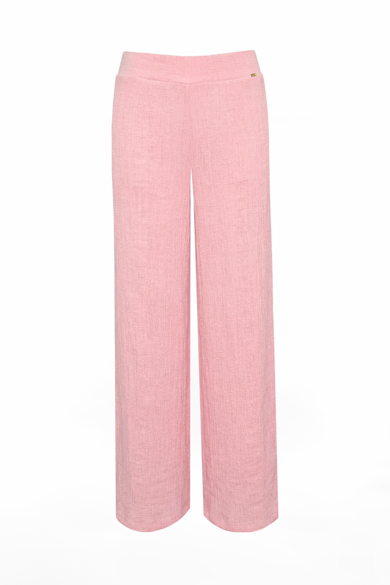 Calças Largas Texturadas Rosa - SAHOCO  2