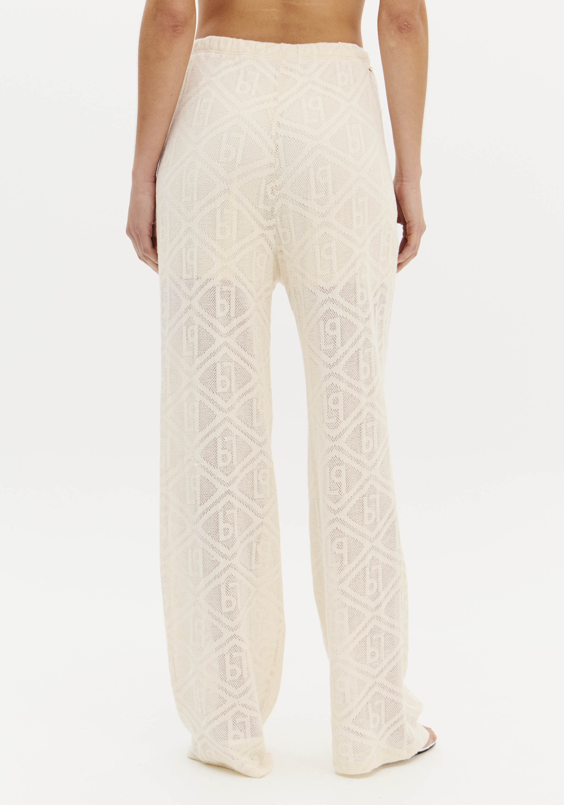 Calças em Rede Bege - Lança Perfume 3