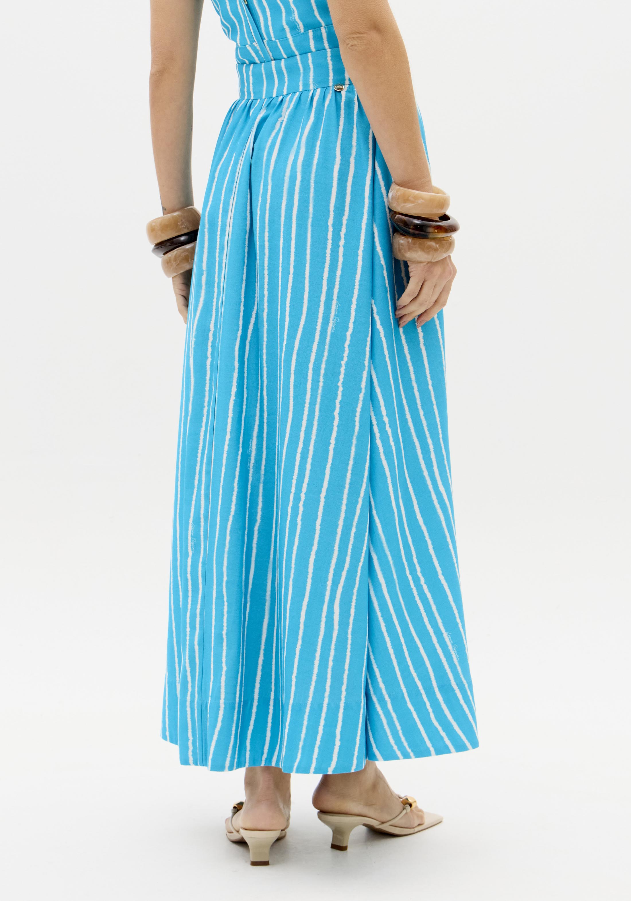 Saia Comprida LAYLINE PISINE Azul - Lança Perfume  5