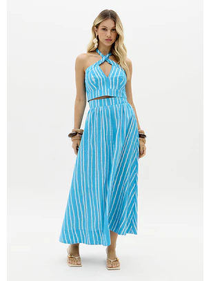 Top LAYLINE PISINE Azul - Lança Perfume