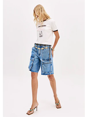 T-shirt FRANCE Branco - Lança Perfume