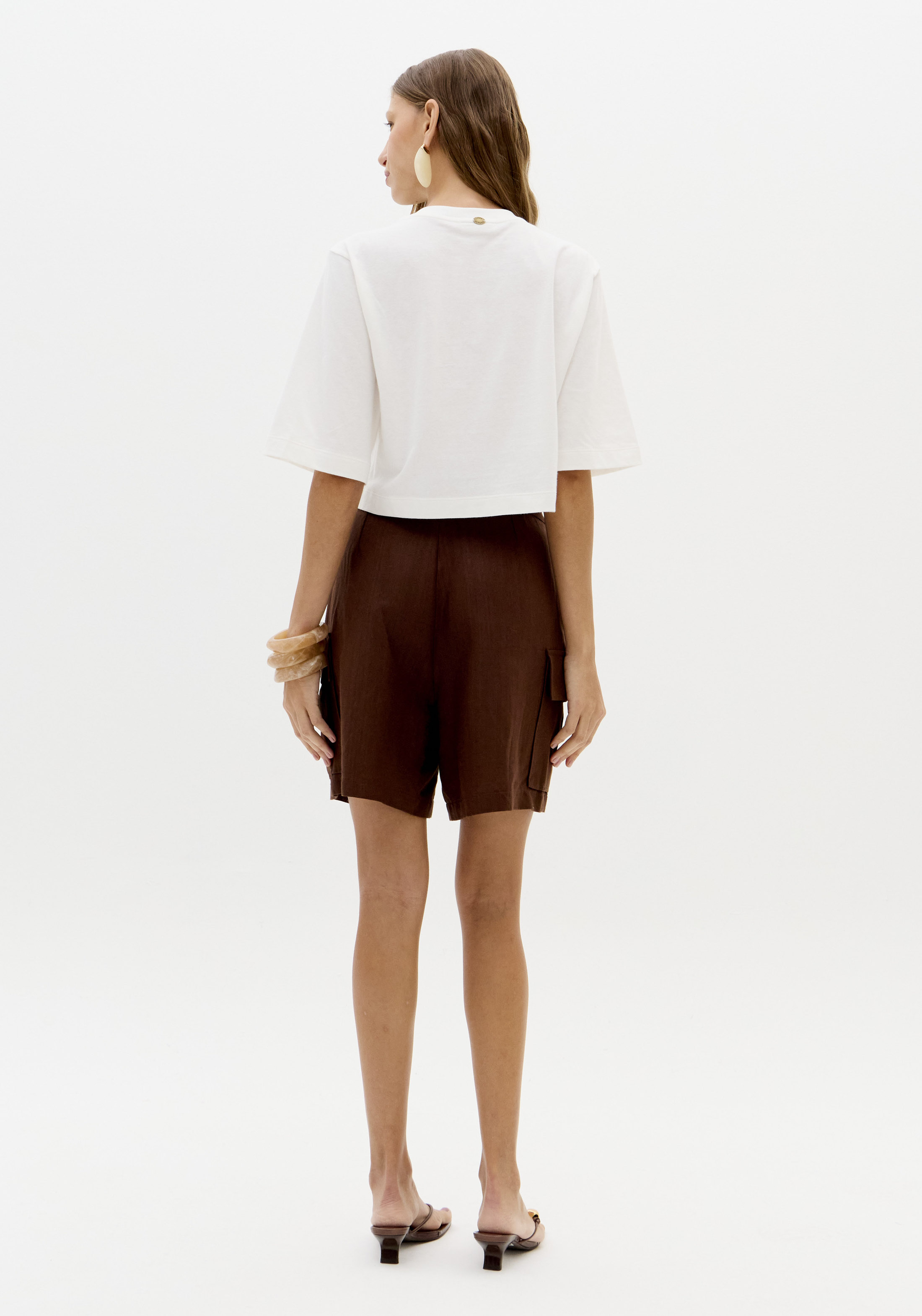 T-shirt Curta Coração Branco - Lança Perfume 3