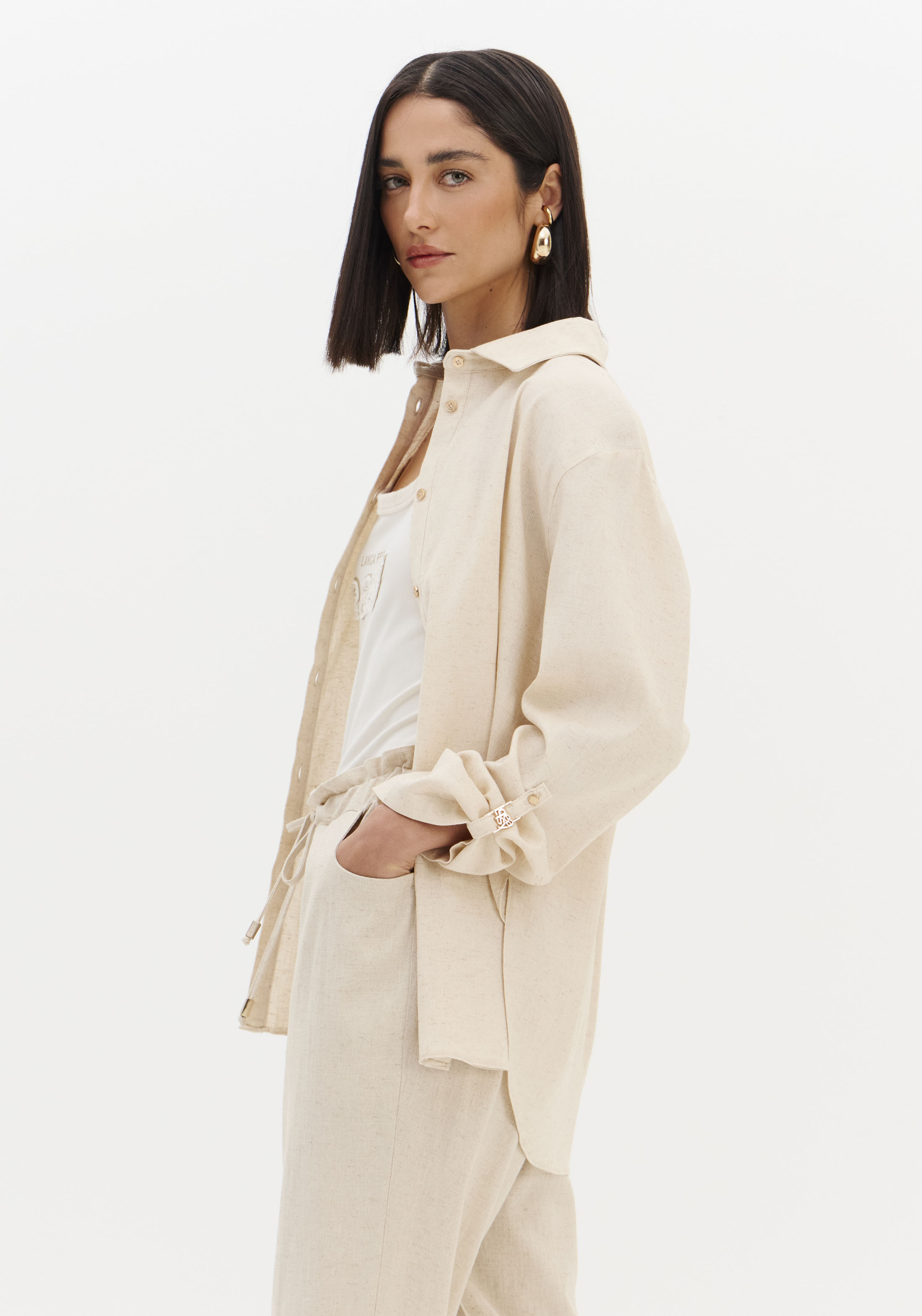 Camisa Bege - Lança Perfume 5