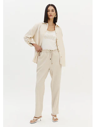 Camisa Bege - Lança Perfume