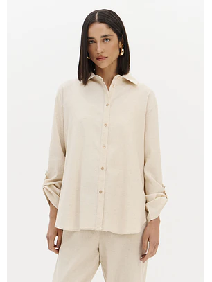 Camisa Bege - Lança Perfume