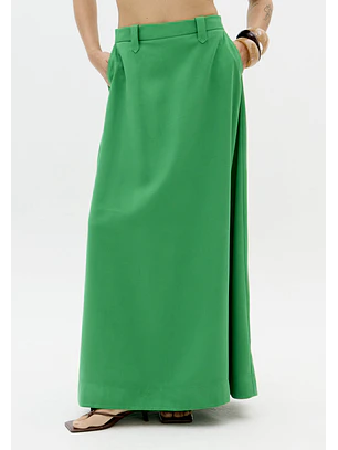 Saia Comprida Verde Salsa - Lança Perfume 