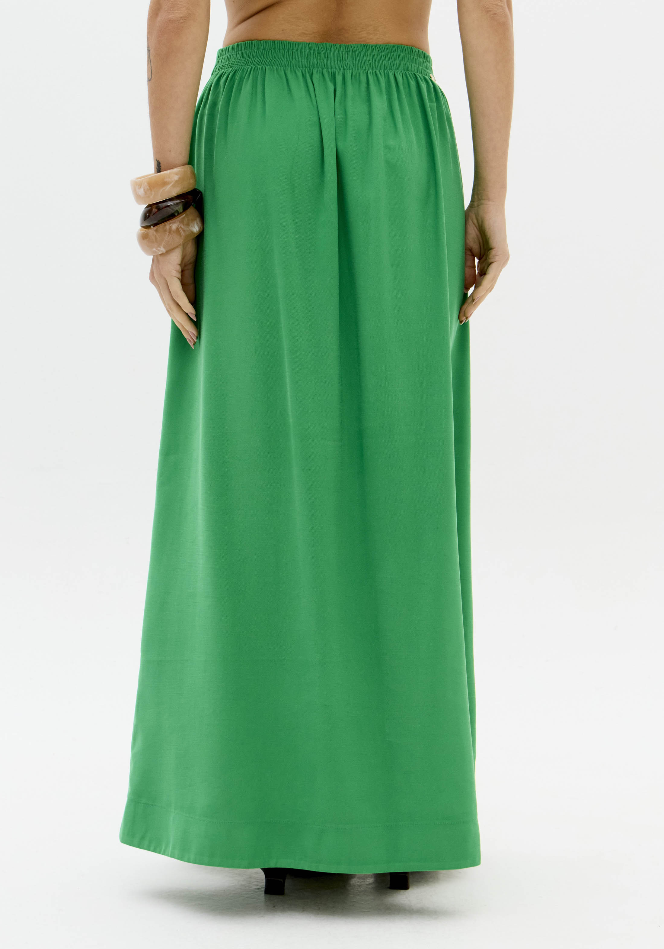 Saia Comprida Verde Salsa - Lança Perfume  4