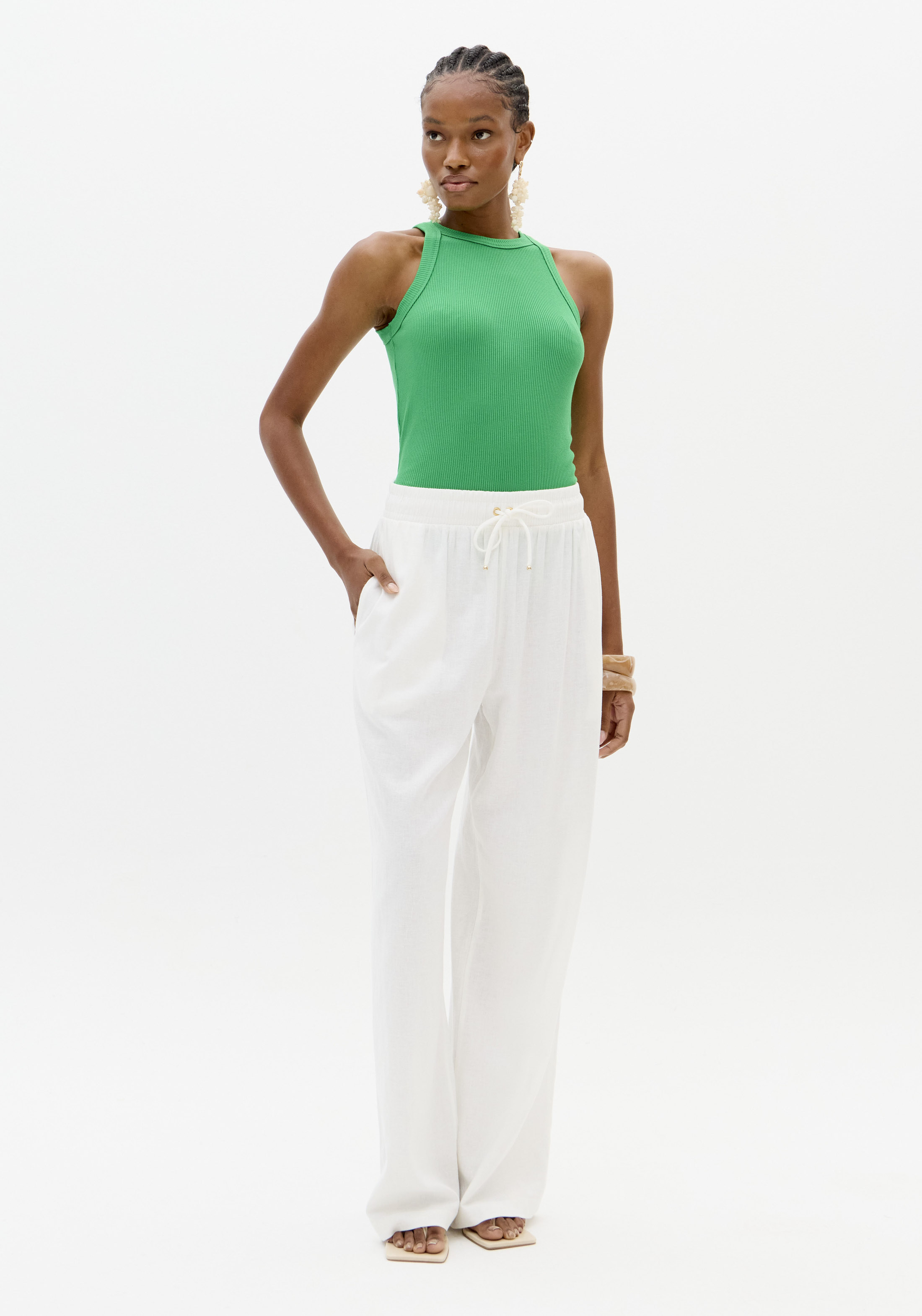 Top de Cavas Canelado Verde - Lança Perfume 3