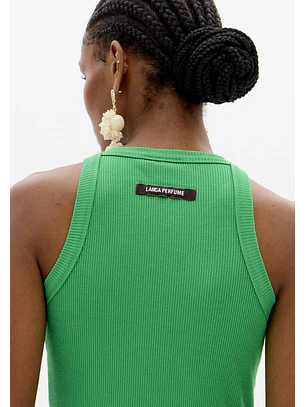 Top de Cavas Canelado Verde - Lança Perfume