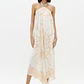 Vestido Comprido Sol Bege e Branco - Lança Perfume - thumbnail 1