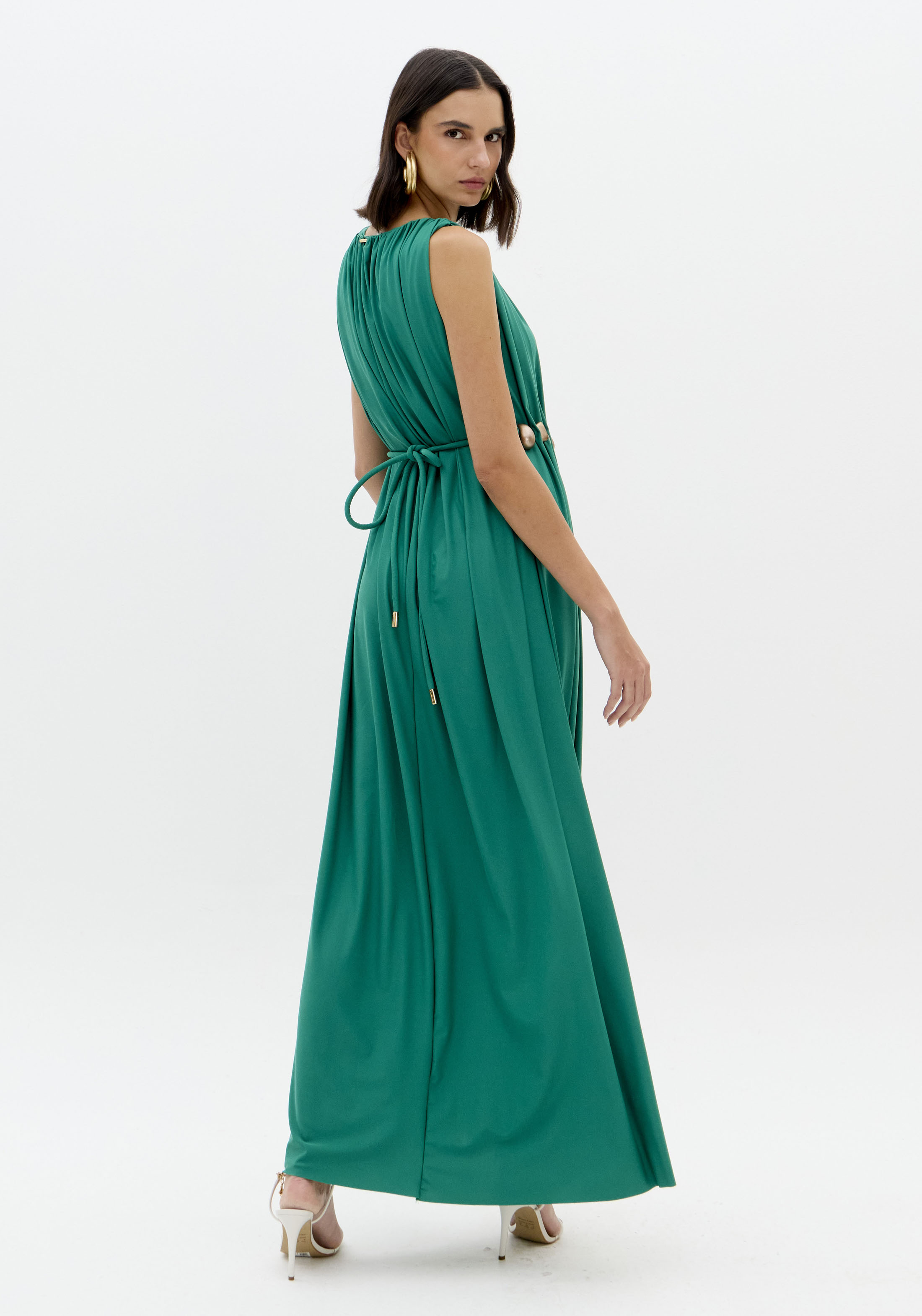 Vestido de Cavas Fluído Verde - Lança Perfume 2