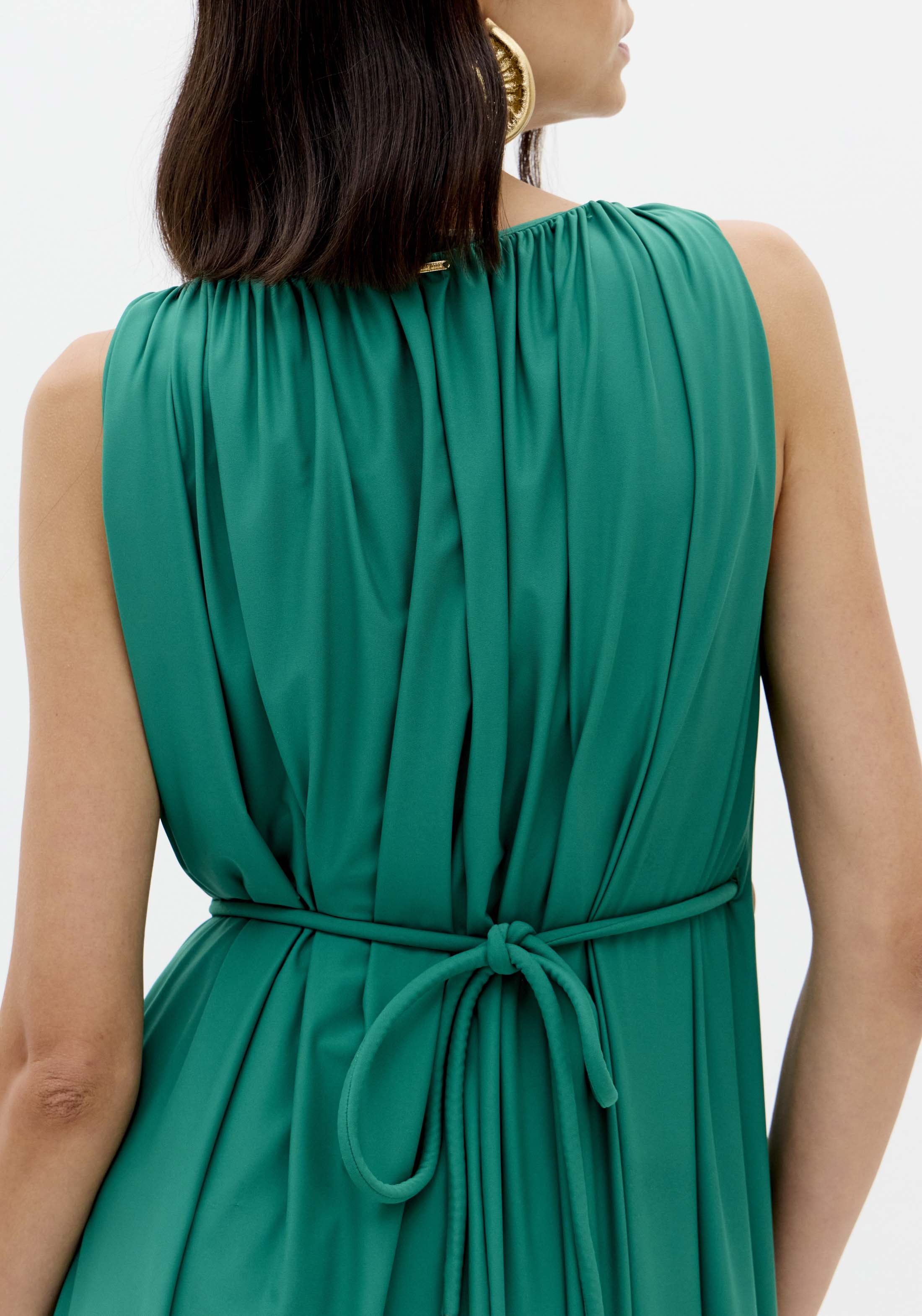 Vestido de Cavas Fluído Verde - Lança Perfume 5