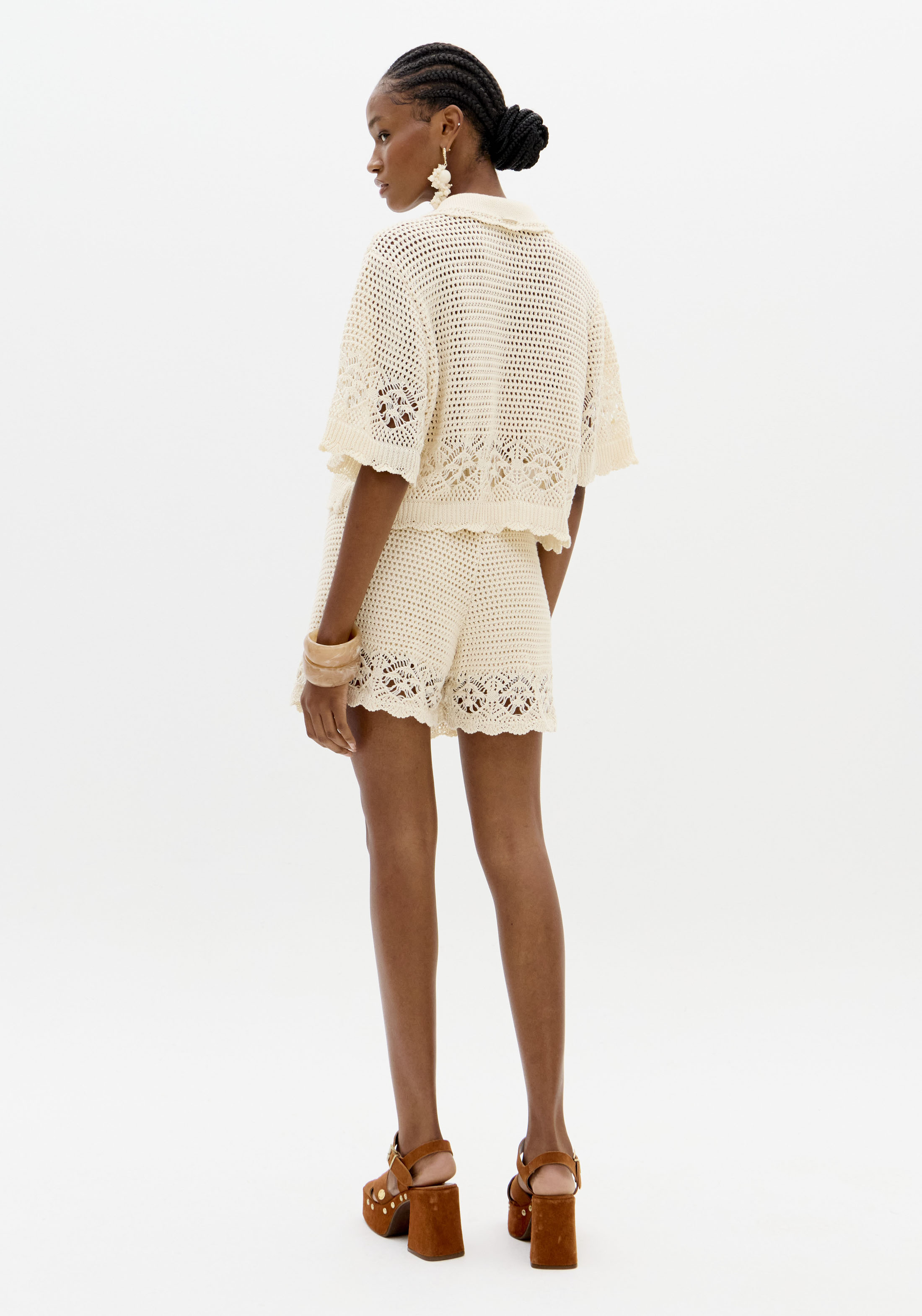 Camisa em Tricô Bege - Lança Perfume  4