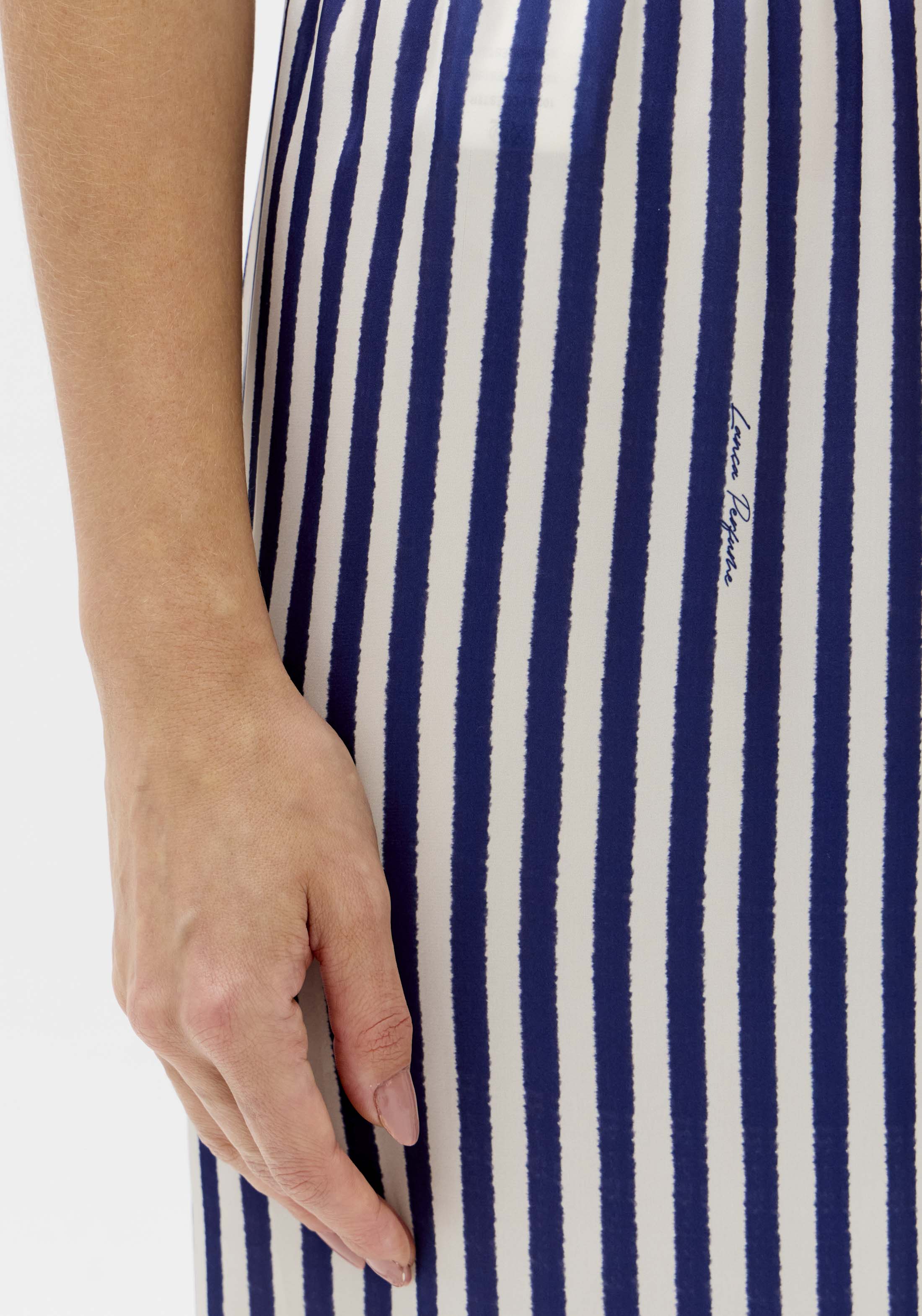 Conjunto Camisa + Calças Riscas Azul e Branco - Lança Perfume 4