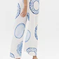 Calças Largas BLUE BREEZE Branco e Azul - Lança Perfume - Thumbnail 5