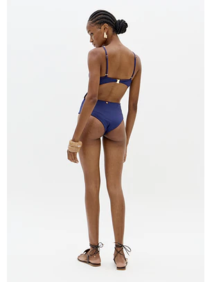 Fato de Banho Concha Azul Profundo - Lança Perfume 