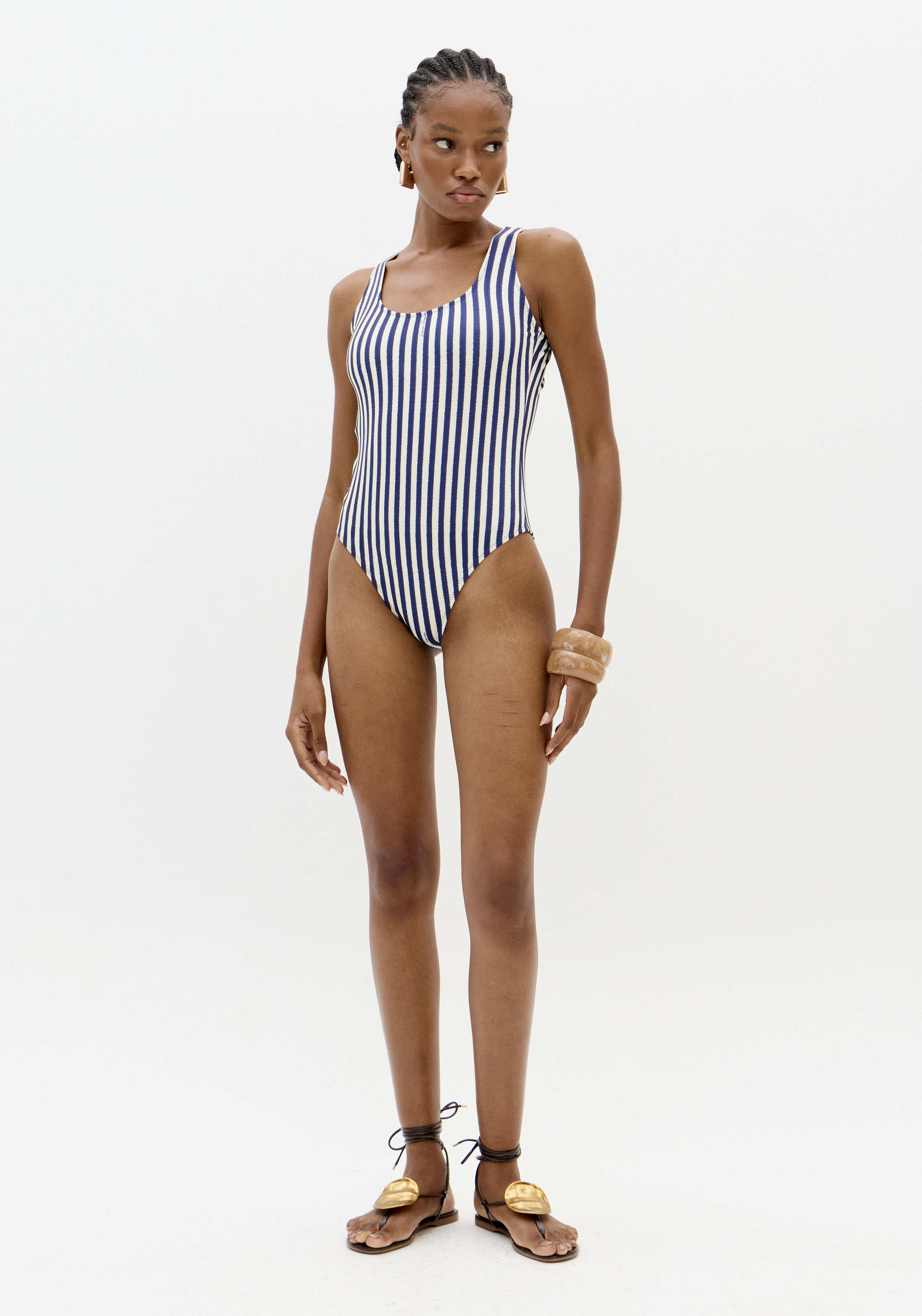 Fato de Banho Riscas Azul e Branco - Lança Perfume 2