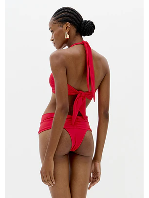 Biquíni com Argola Vermelho - Lança Perfume 