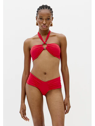 Biquíni com Argola Vermelho - Lança Perfume 