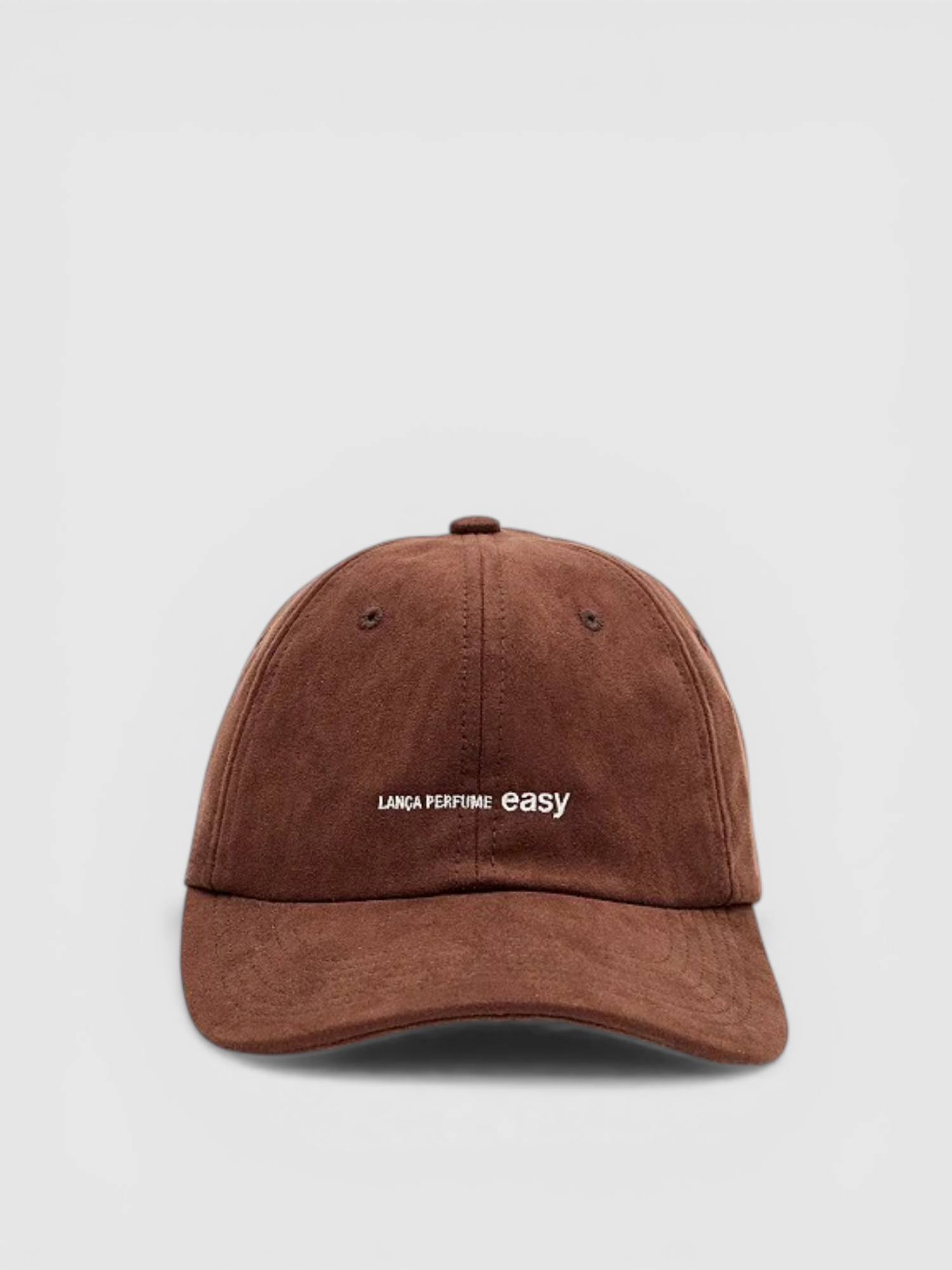 Boné em Suede Castanho - Lança Perfume  1