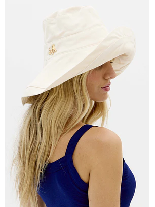 Chapéu em Algodão Creme - Lança Perfume 