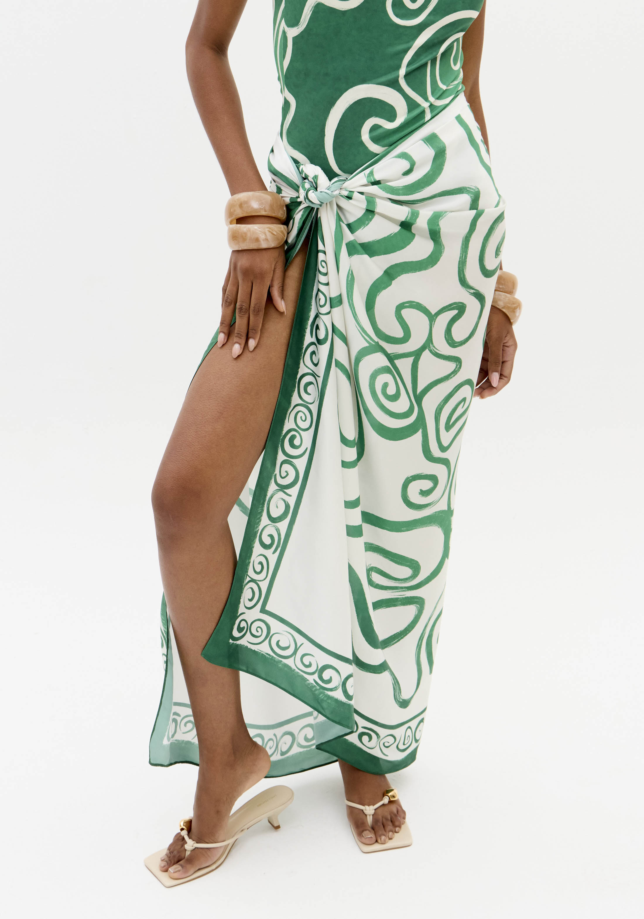 Lenço OFF SPIRAL HARMONYVerde - Lança Perfume  1