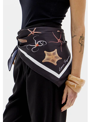 Lenço STARFISH Quadrado - Lança Perfume 