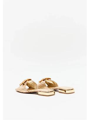 Chinelo Rasteiro Dourado - Lança Perfume 