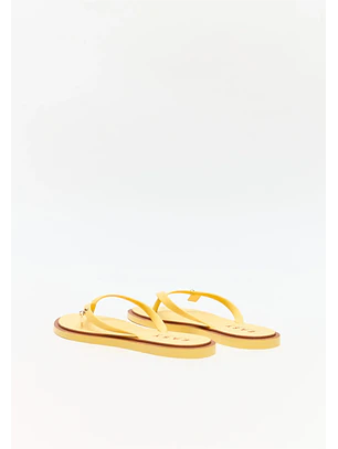 Chinelo em Borracha Amarelo - Lança Perfume