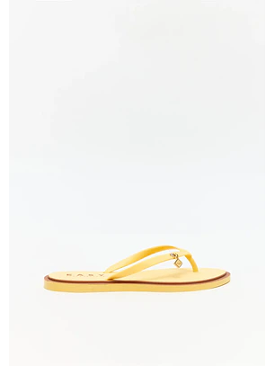 Chinelo em Borracha Amarelo - Lança Perfume